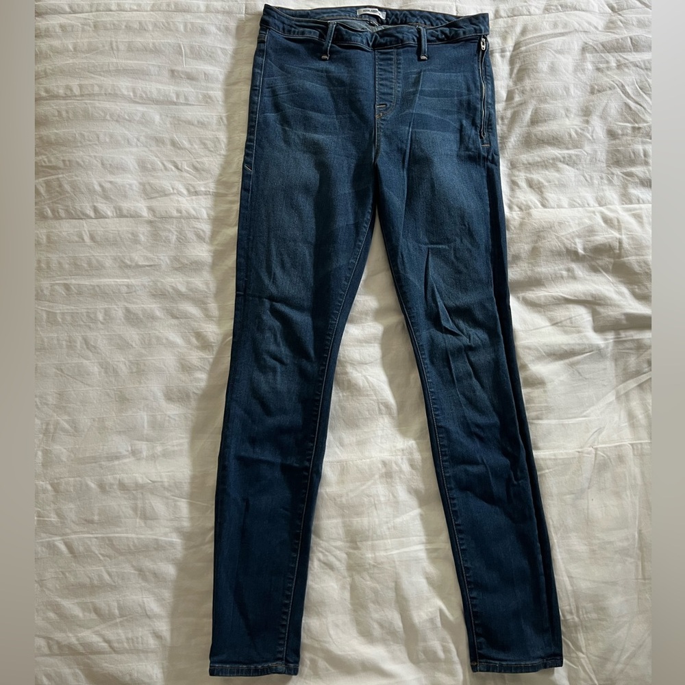Good American Dark Blue High-Rise Skinny Jeans